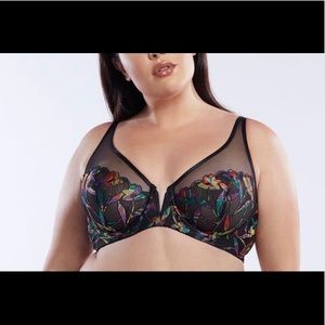 Vibrant Jungle V-Wire Bra